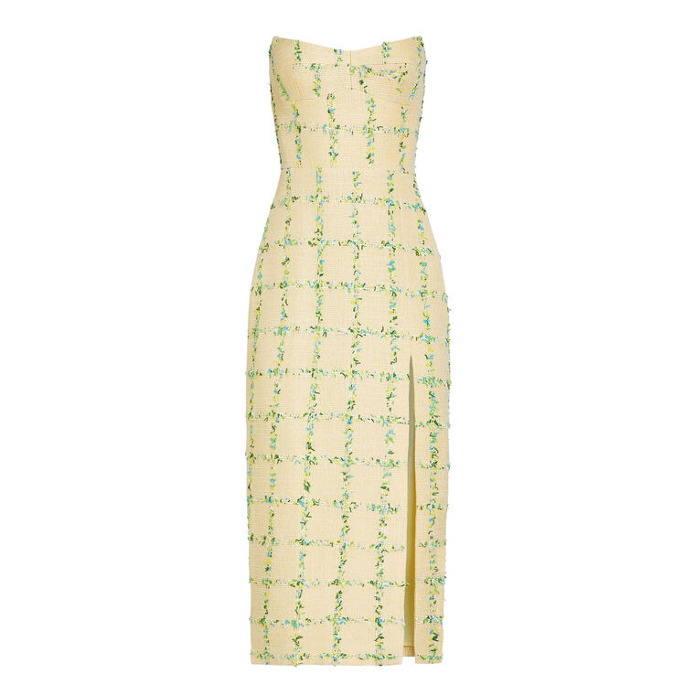 Ivy Strapless Tweed  Midi Dress image number null