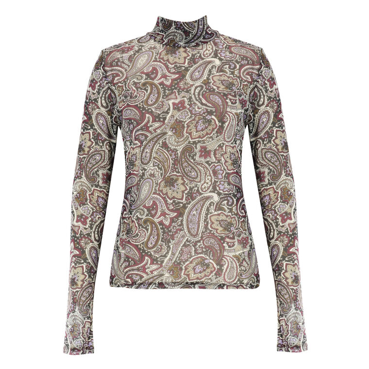 Azana Paisley Mesh Skirt image number null