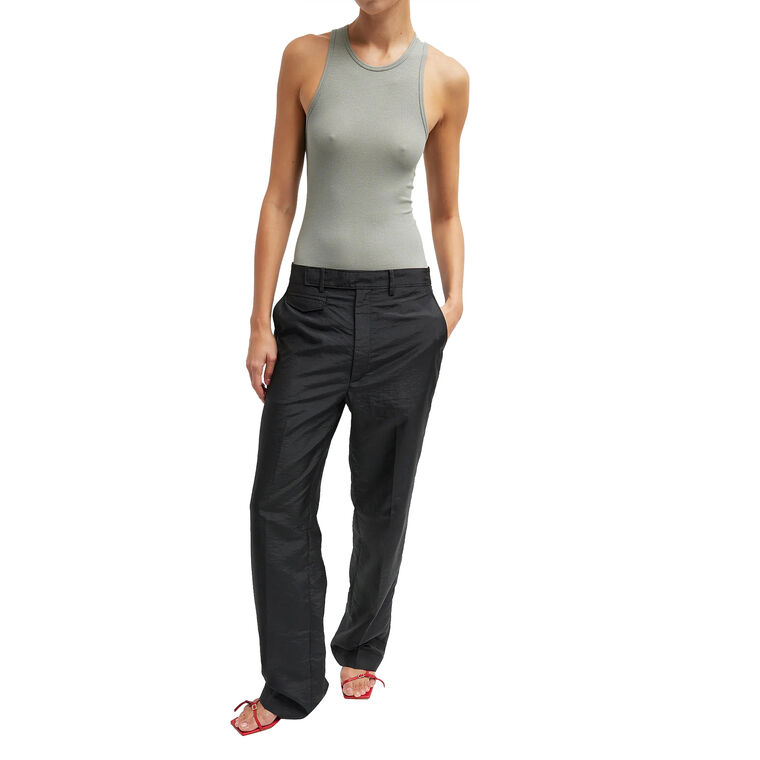 Circular Fine Rib T-Shirt Tank image number null