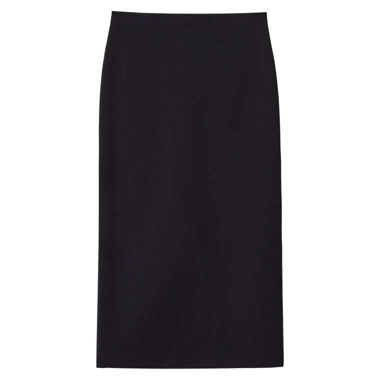 Scuba Straight Midi Skirt image number null
