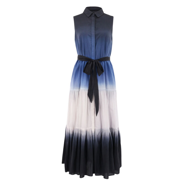 Arabella Sleeveless Belted Midi Dress image number null