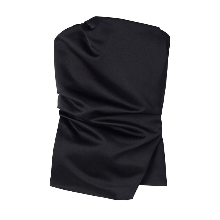 Nata Strapless Satin Top image number null