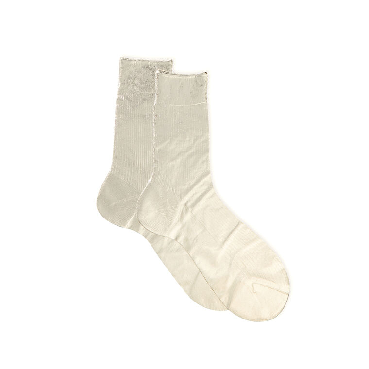 One Ribbon Laminated Socks image number null