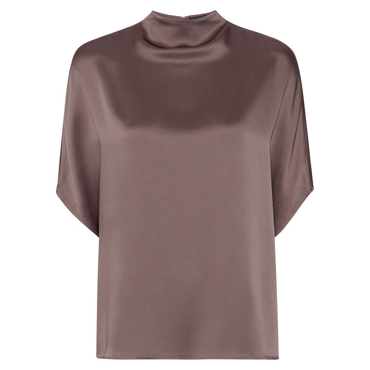 Satin Cape Tee image number null