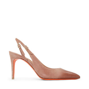 Audrey 85mm Suede Slingback