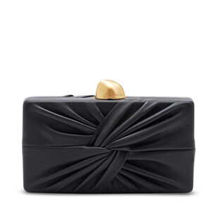 Lisse Knotted Leather Clutch