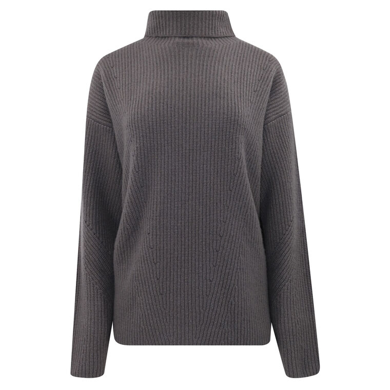 Airy Cashmere Silk Turtleneck image number null