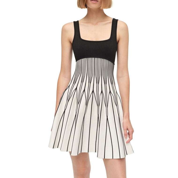 Cynder Sleeveless Knit Mini Dress image number null