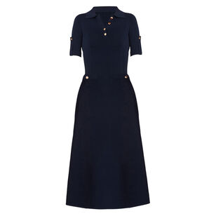 Saylor Short Sleeve Knit Midi Dress