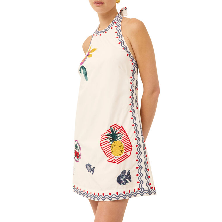 Patti Halterneck Mini Dress image number null