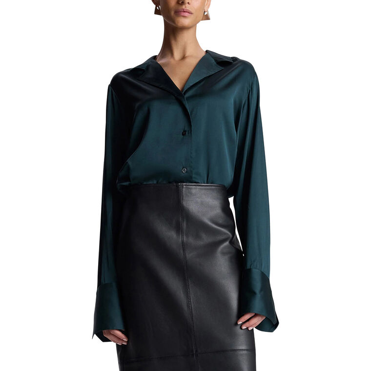 Kass Stretch Silk Top image number null