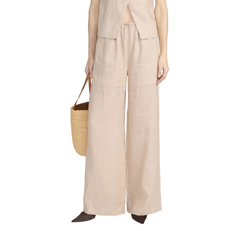 The Linen Lounge Pant image number null