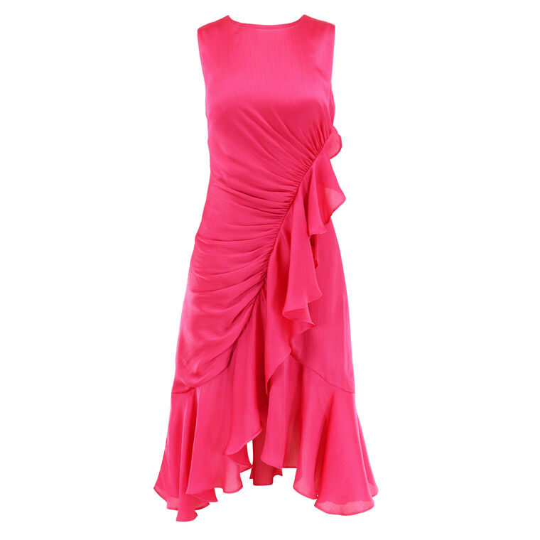 Amara 2 Sleeveless Ruffle Midi Dress image number null
