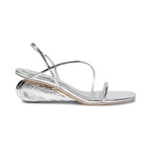 Bridget Oyster Shell Wedge Sandal