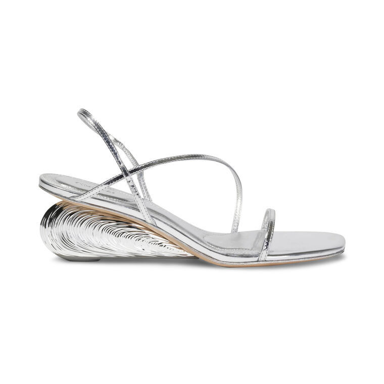 Bridget Oyster Shell Wedge Sandal image number null