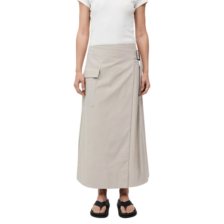 Utility Maxi Wrap Skirt image number null