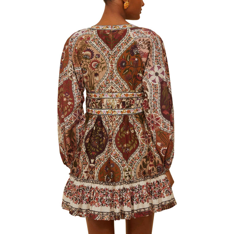 Romantic Nature Long Sleeve Mini Dress image number null