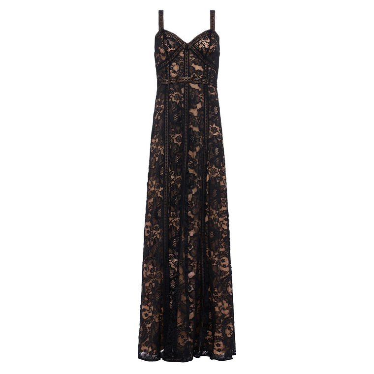 Avignon Lace Sleeveless Maxi Dress image number null