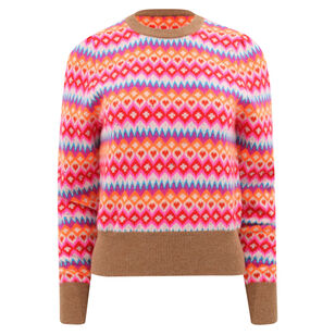 Farley Fair Isle Puff Sleeve Sweater