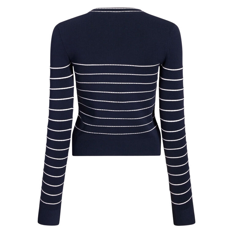 Faye Compact Jacquard Cardigan image number null
