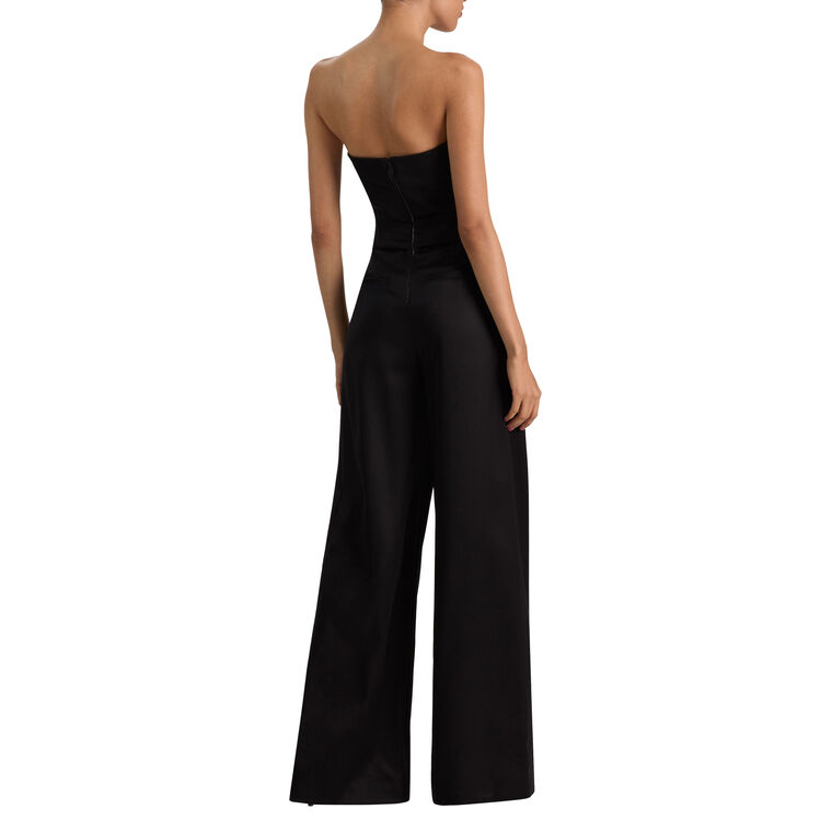 Kelcey Strapless Buttondown Jumpsuit image number null