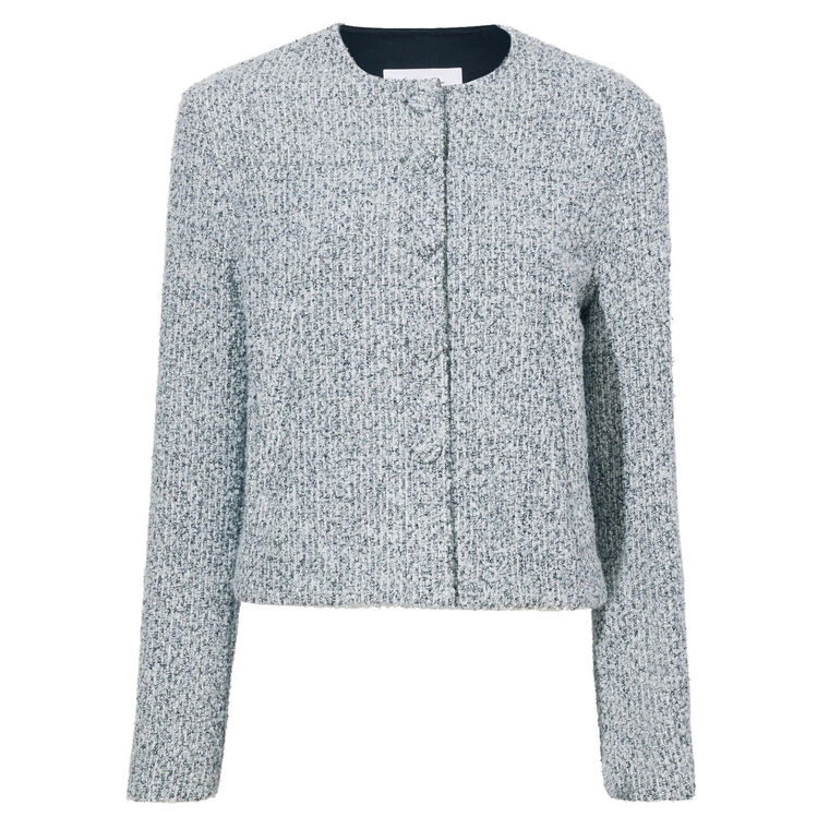 Lea Cropped Boucle Jacket image number null