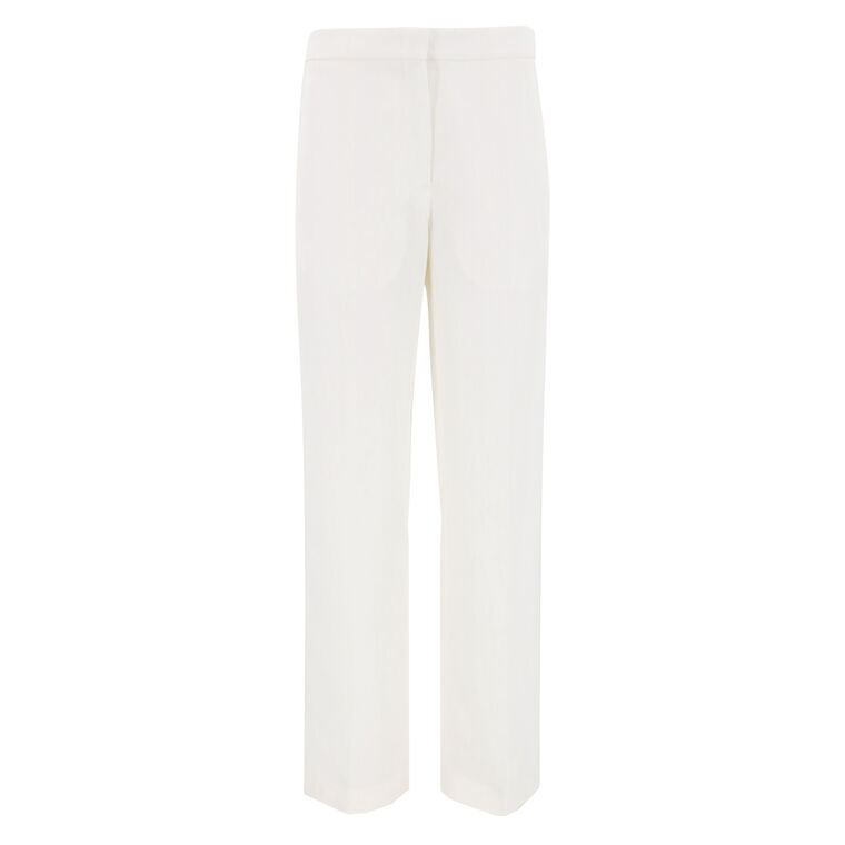 Viscose Linen Straight Leg Pant image number null