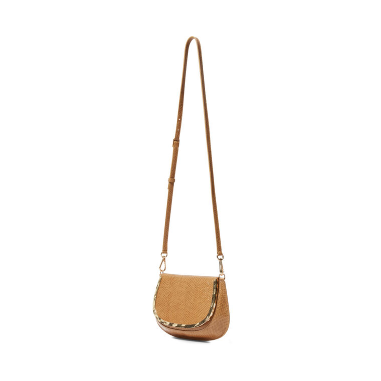 Logan Debossed Leather Crossbody Bag image number null