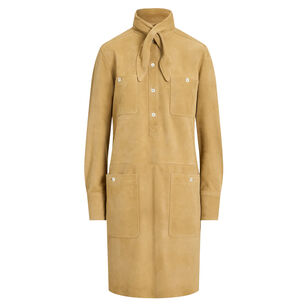 Suede Utility Dress