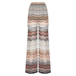 Trouser With Metallic Fibers