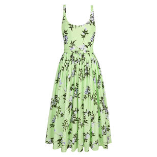 Eglantine Sleeveless Cotton Midi Dress