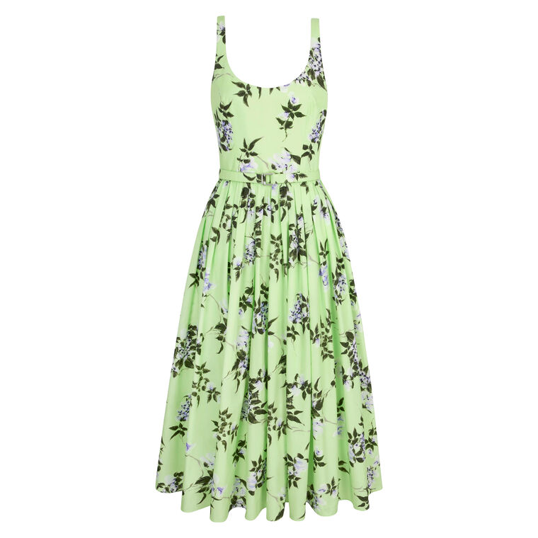 Eglantine Sleeveless Cotton Midi Dress image number null