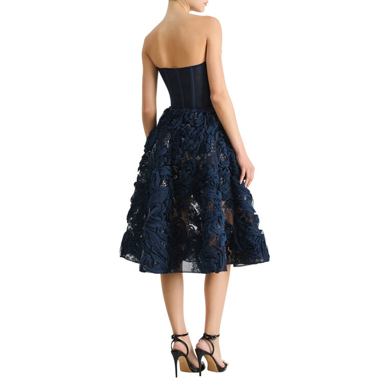 Florence Strapless Midi Dress image number null