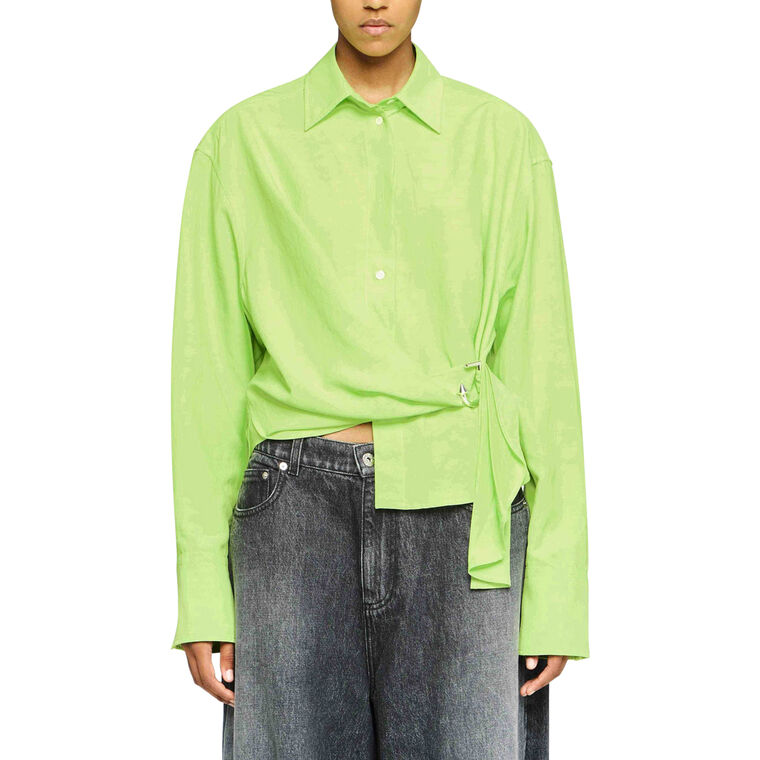 Draped Twisted Shirt image number null
