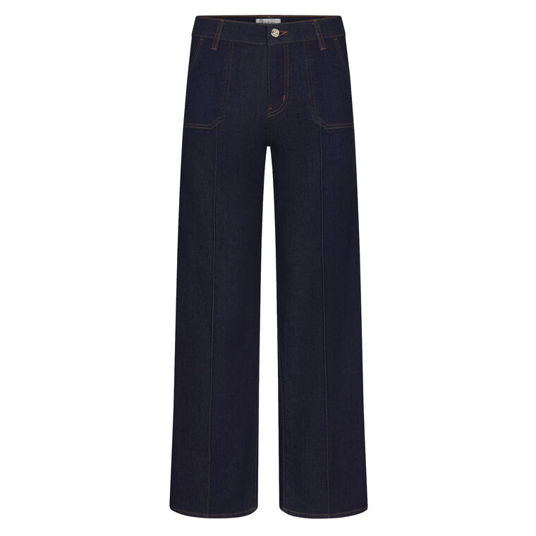 Le Slim Palazzo Pintuck Pocket image number null