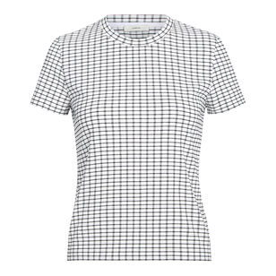Short Sleeve Crew Neck Smocked T-Shirt
