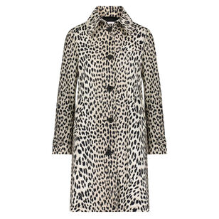 Leopard Print Car Coat