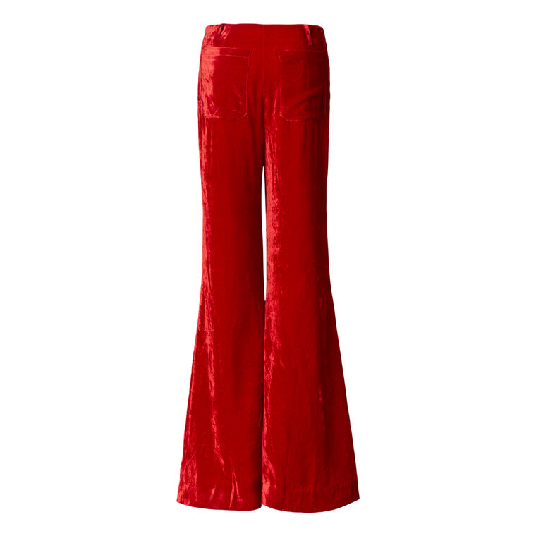 Charlie Cherry Velvet Pant image number null