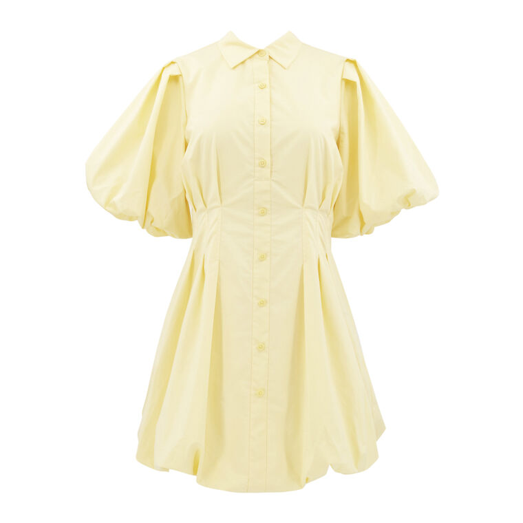 Cleo Balloon Pintuck Dress image number null