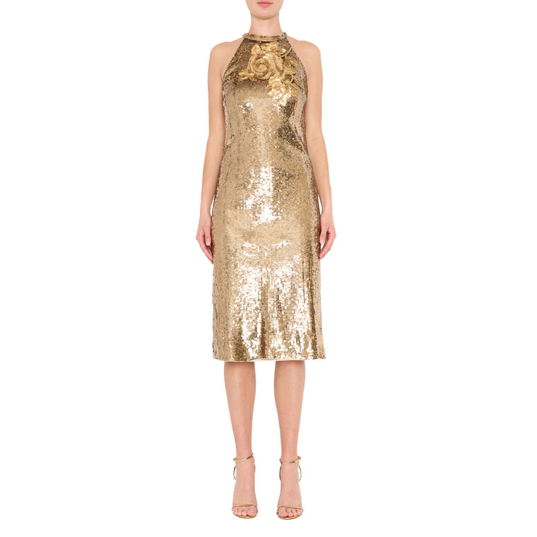 Maris Sequin Long Dress image number null