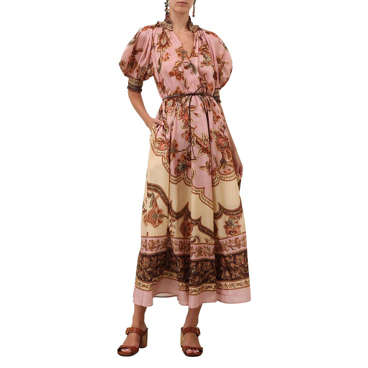 Aster Short Billow Sleeve Maxi Dress image number null