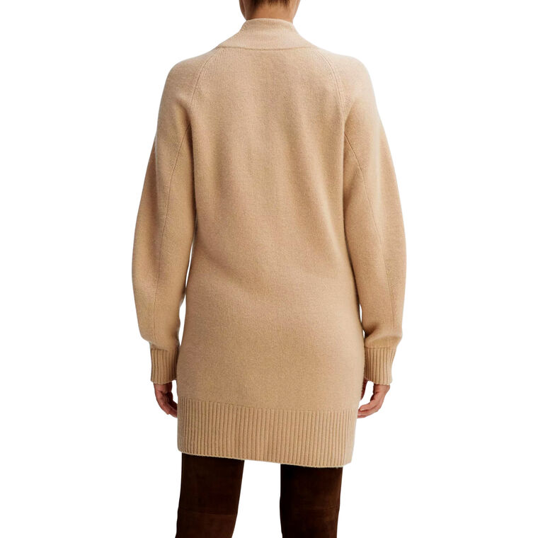 Cashmere Open-Front Cardigan image number null