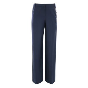 Steven Pleated Wide-Leg Pants