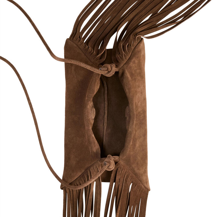 Origami Mini Bag With Fringe image number null