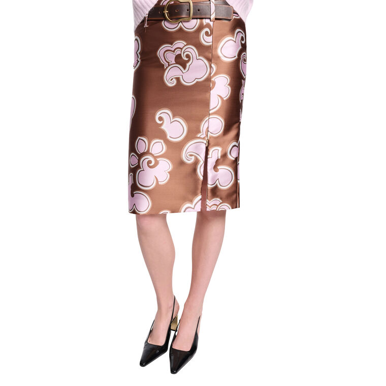 Floral Statement Pencil Skirt image number null