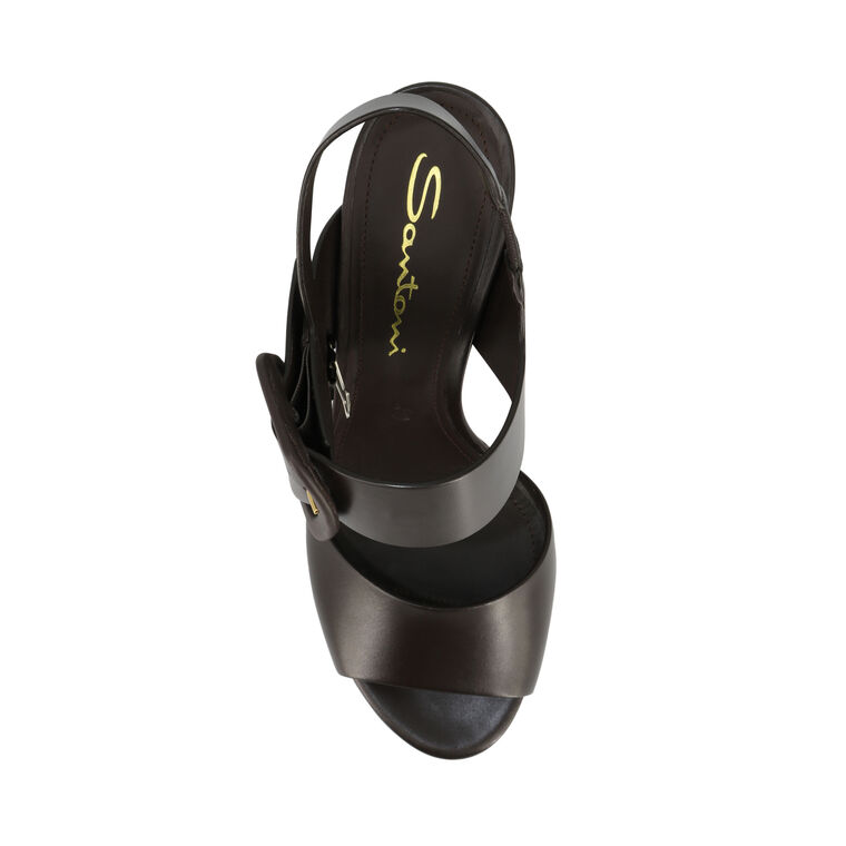 Bruxel 85mm Leather Buckle Platform Sandal image number null