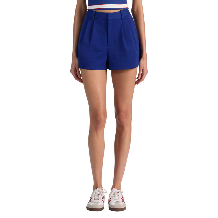 Conry Relaxed Long Pleated Shorts image number null