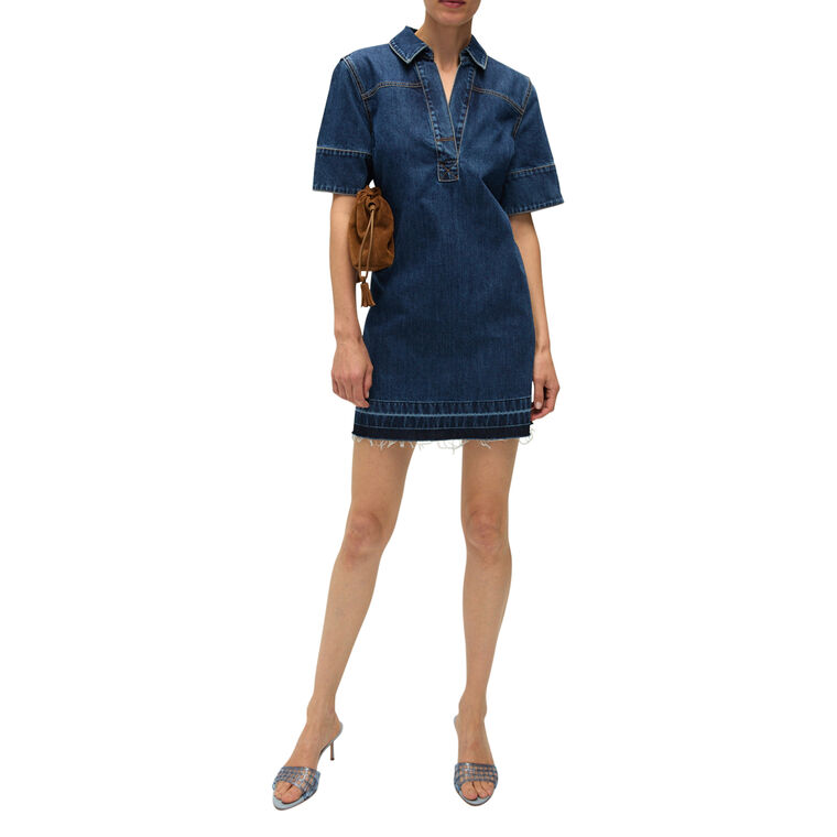 Felice Denim Mini Dress image number null