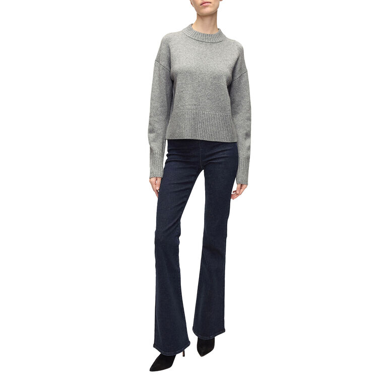 Andi Long Sleeve Crewneck Wool-Cashmere Sweater image number null
