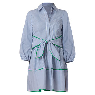 Chatfield Striped Poplin Mini Dress